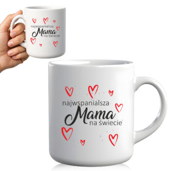 Kubek z serduszkami – idealny prezent dla mamy
