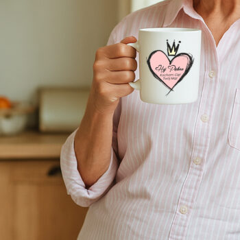 aranżacja kubka – romantyczny prezent na śniadanie