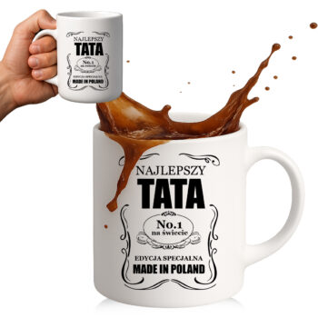 kubek z napisem Najlepszy Tata na świecie – prezent dla ojca