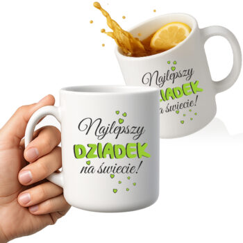 kubek z napisem Najlepszy Dziadek na świecie – prezent
