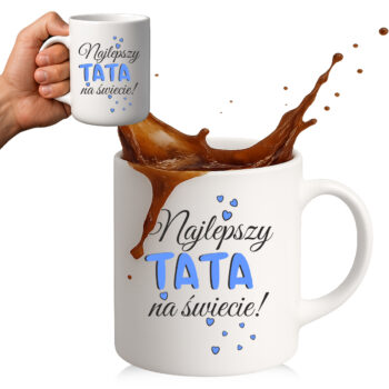 kubek z napisem Najlepszy TATA na świecie – prezent