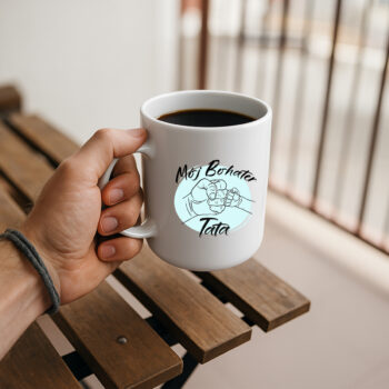 kubek z grafiką dłoni – wzruszający prezent